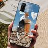 Для vivo Y53S 4G Чехол Мягкий силиконовый чехол на заднюю панель для vivo Y53s 4G Чехлы для телефона для VivoY53s 4G Coque Модные защитные чехлы