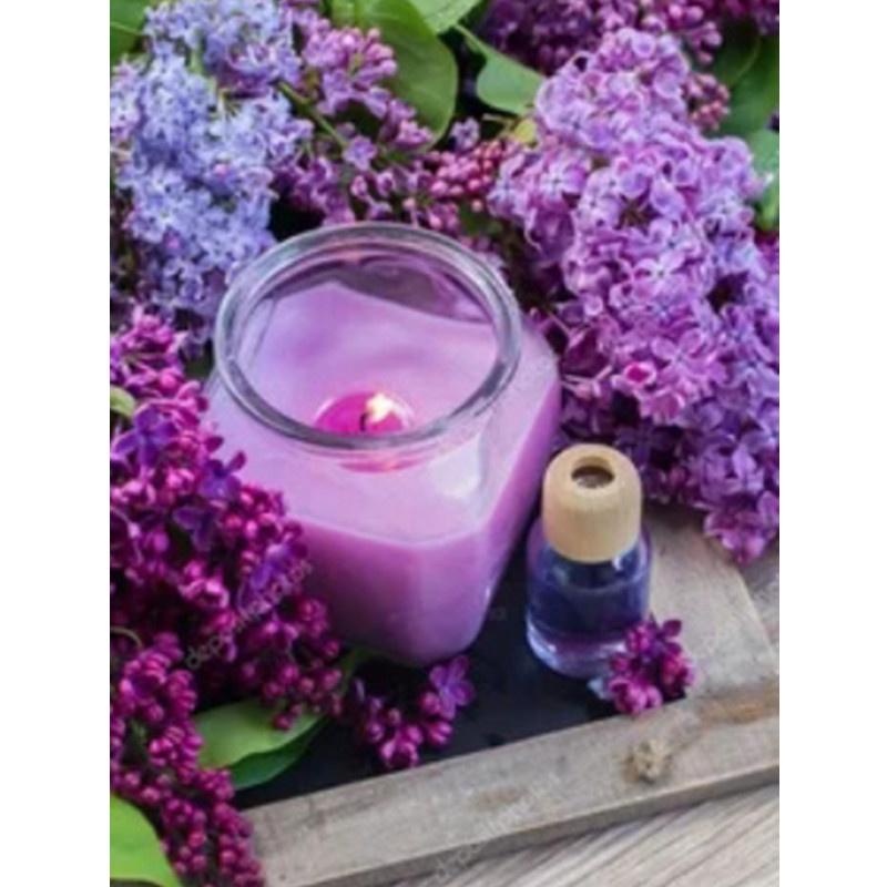 5D DIY Алмазная картина Фиолетовые цветы Сцена Алмазная вышивка Набор для вышивки крестом Полный горный хрусталь Мозаика Домашний декор