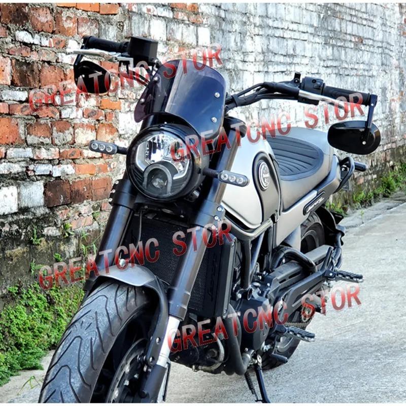 E24 Зеркало заднего вида на конец мотоцикла, универсальное зеркало для BMW R1250GS R1200GS для Kawasaki Z1000 Z750 для Honda CB1000R CB600F