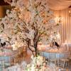 Artificial Flowers Cherry Blossom Sakura Garland Wedding Arch Garden Backdrop Home Party Decoration Silk Fake Plants Vine 230cm
