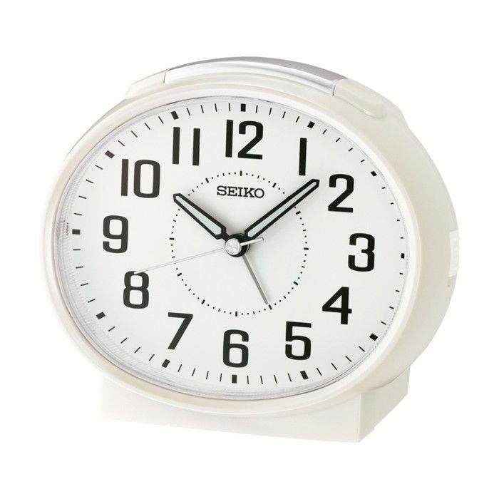 Réveil - SEIKO - QHK059W - Blanc - Alarme - Quartz japonais - Intérieur