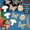 Handcraft Wooden Pendants Easter Decorations Hanging Ornaments Easter Eggs Easter Wood Chips