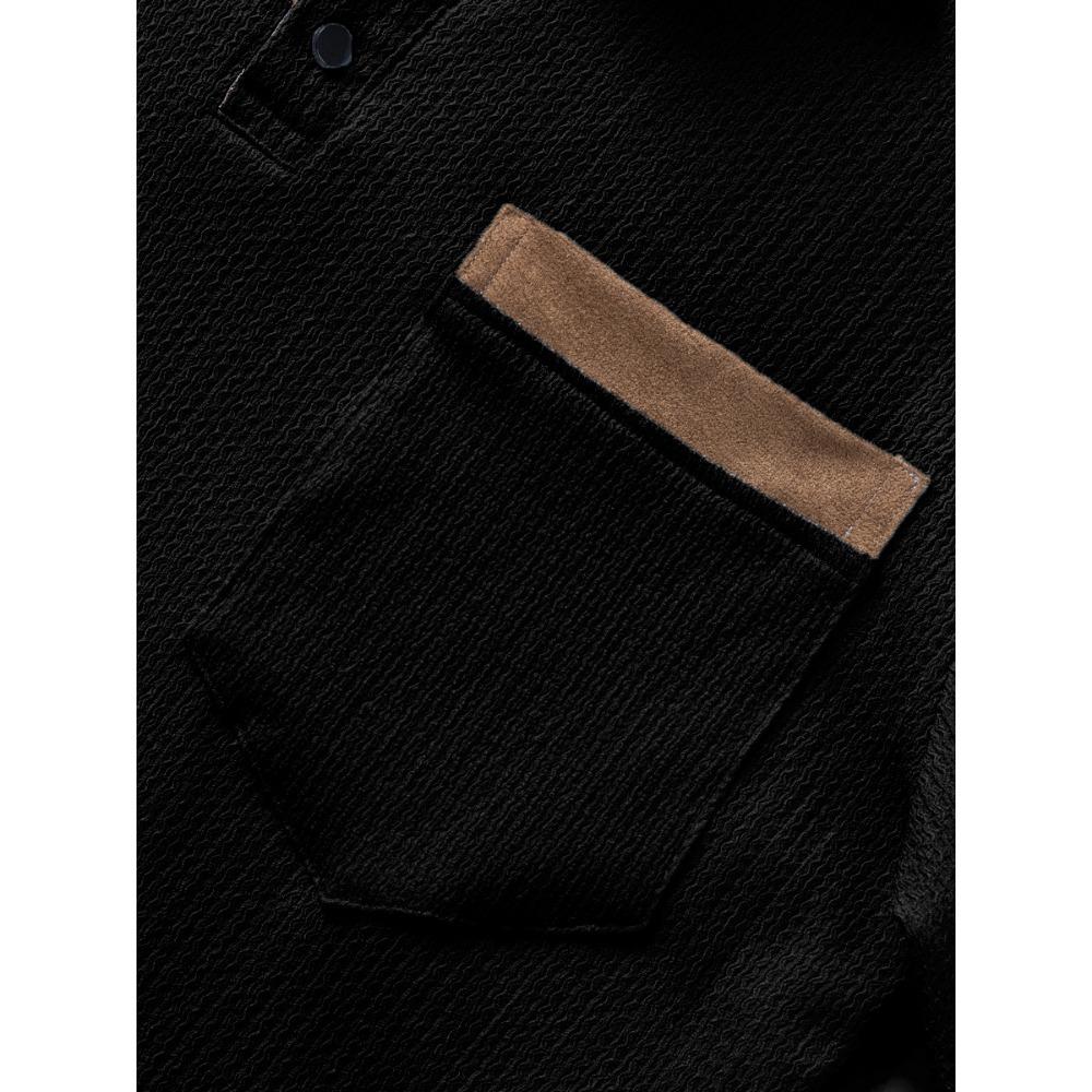 Мужская мода однотонные рубашки поло с коротким рукавом и отложным воротником мягкая удобная простая футболка