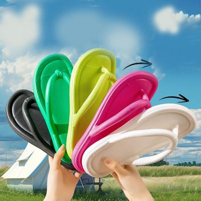 Новые летние лаконичные женские шлепанцы ярких цветов для женщин, удобные шлепанцы из ЭВА, мягкие пляжные сандалии, тапочки, домашняя обувь