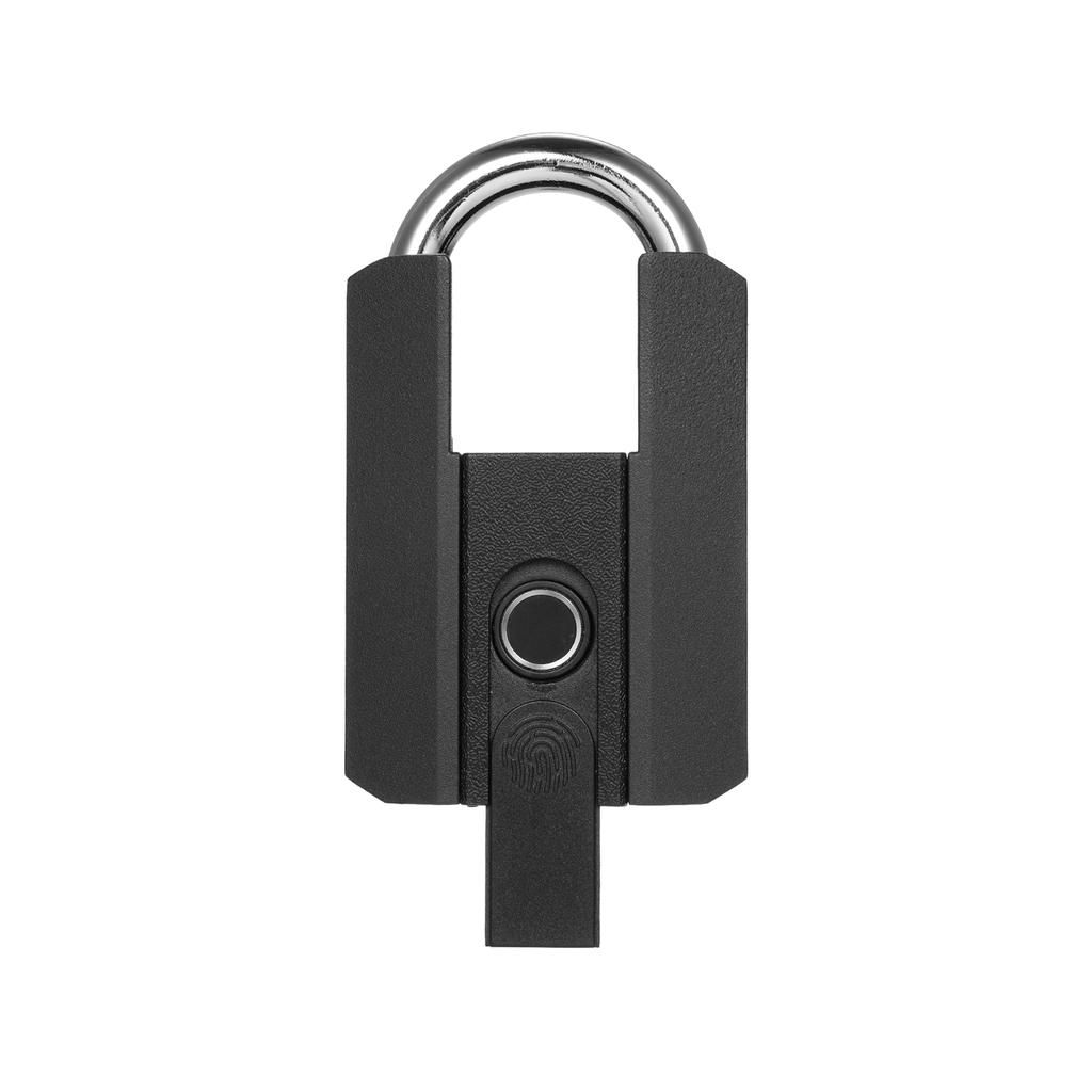 Heavy Duty Fingerprint Padlock with APP Waterproof Smart Lock with Key for Warehouse Fence Outdoor