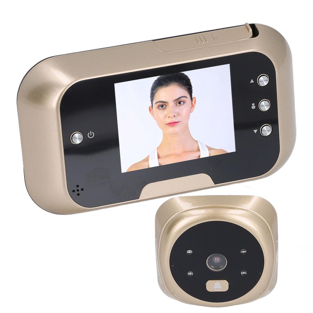 Камера-глазок Автоматическая фотосъемка Водонепроницаемый Угол обзора 120 градусов Инфракрасное ночное видение 1050 мАч