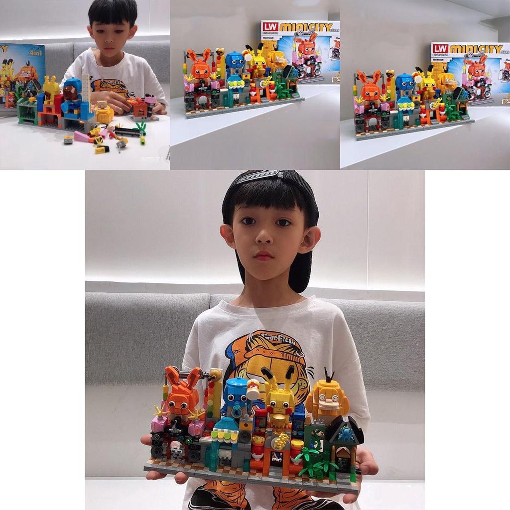 Очаровательные строительные блоки Пикачу для детей Идеальный рождественский подарок и предмет коллекционирования