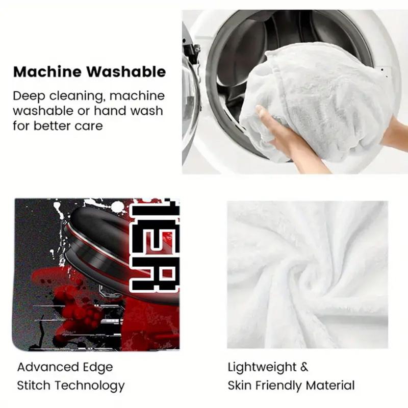gamer 2D Flat Pattern Flannel Blanket High quality All Seasons Warmth and Comfort Perfect for Christmas Gifts.MMT0918449