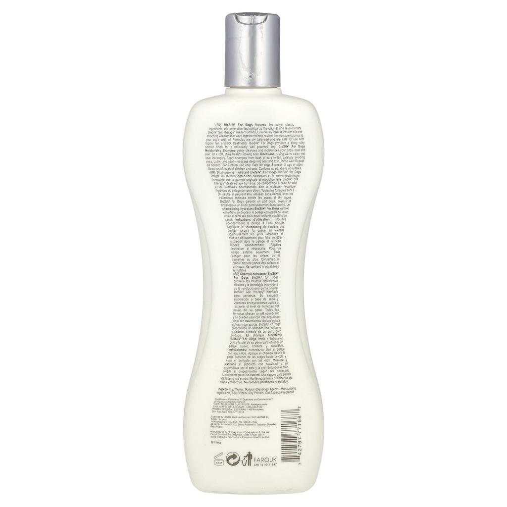 Silk Therapy, Moisturizing Shampoo for Dogs, 355 Ml (12 Fl Oz)