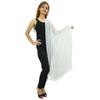 Женские шарфы из шифоновой смеси Dupatta Chunni, индийские шарфы с длинными кисточками