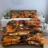 Demon Slayer Anime Bedding Set 3PCS Bedding set (1 duvet cover, 2 pillowcases, duvet not included)