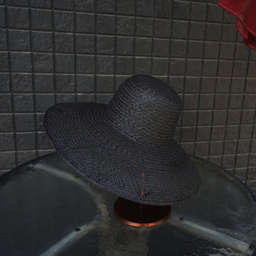 Французский ретро Хепберн Черная Широкополая Плетеная Шляпа-Бассейн Цилиндр Женская Летняя Шляпа от Солнца Защита от Солнца Отпуск Пляж Соломенная Шляпа