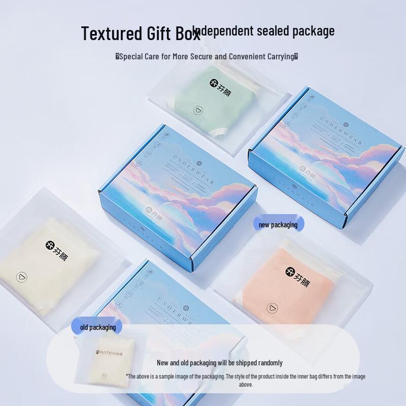 Fenteng Women's 10A Antibacterial Cotton Underwear 4-Pack