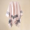 Imitation Cashmere Winter Layers Poncho For Women Men Scarf Warm Female Male Capa Para Mujer Pashmina Scarve Blanket Wrap Shawl