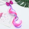Korean Fashion Children's Girl Bowknot Braided Hair Rope Gradient Headdress Girl Hair Accessories