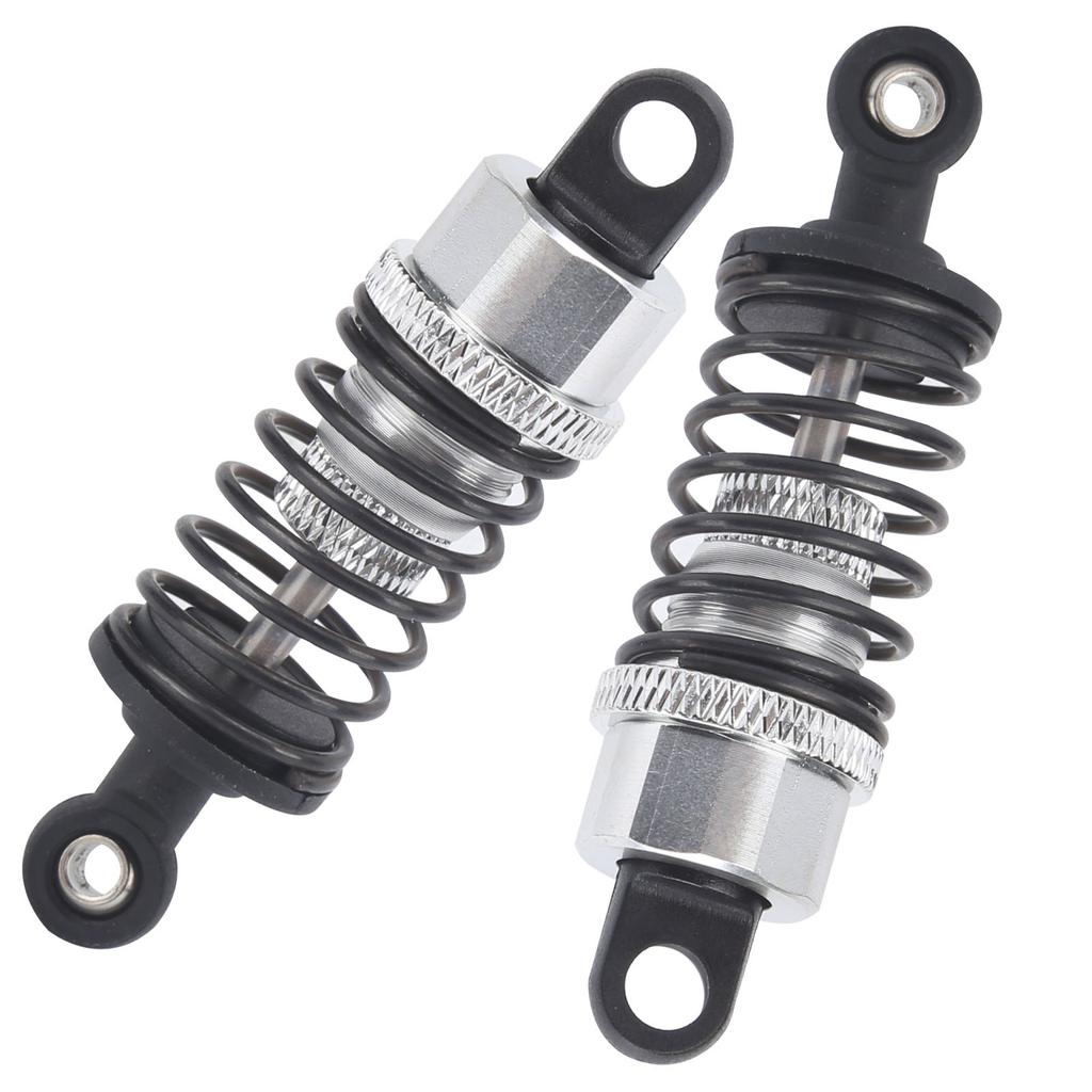 2Pcs 63mm RC Aluminium Shock Absorber Damper for TRAXXAS SLASH 2WD RC Car Upgrade PartsSilver