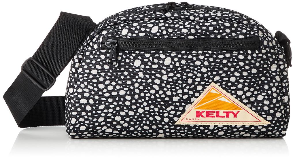 Body Bag DP ROUND TOP BAG S Black Dalmatian [Kelty]