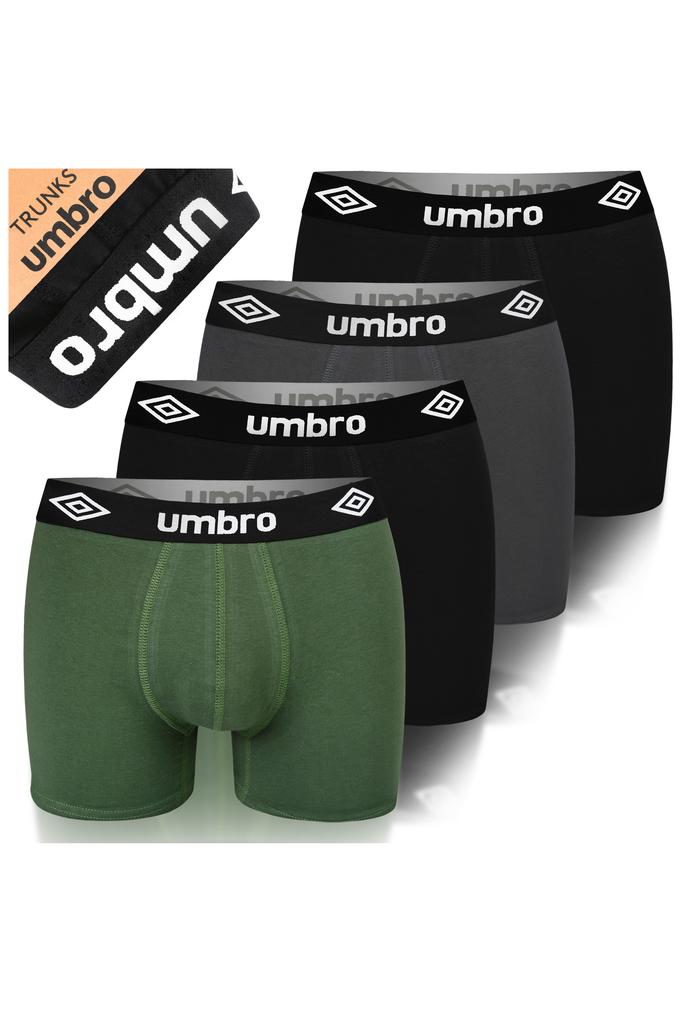 Мужские боксеры Umbro, 4 штуки, 0197, разноцветные