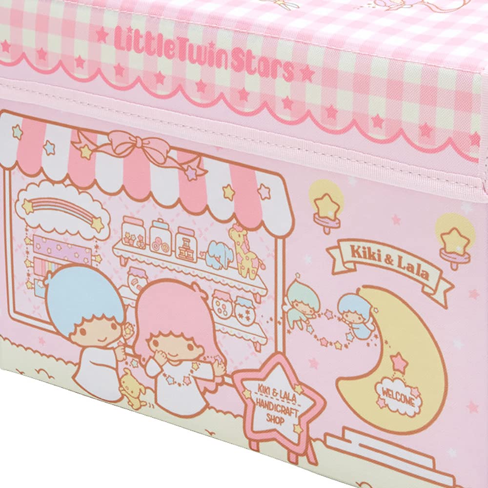 Sanrio Little Twin Stars Folding Storage Box with Lid 551589