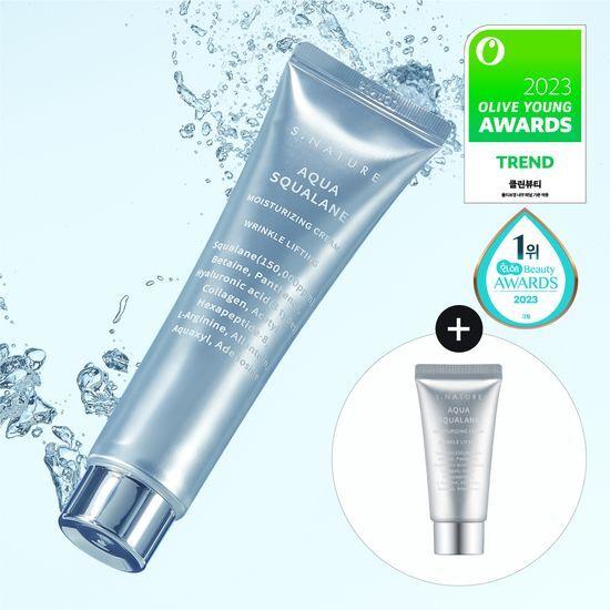 S-Nature Aqua Squalane увлажняющий крем 60 мл специальный (60мл+30мл)