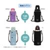 Школьные принадлежности Tsuuga Cool Water Bottle Cover для детей ST526PU Фиолетовый Средний [Kutsuwa]