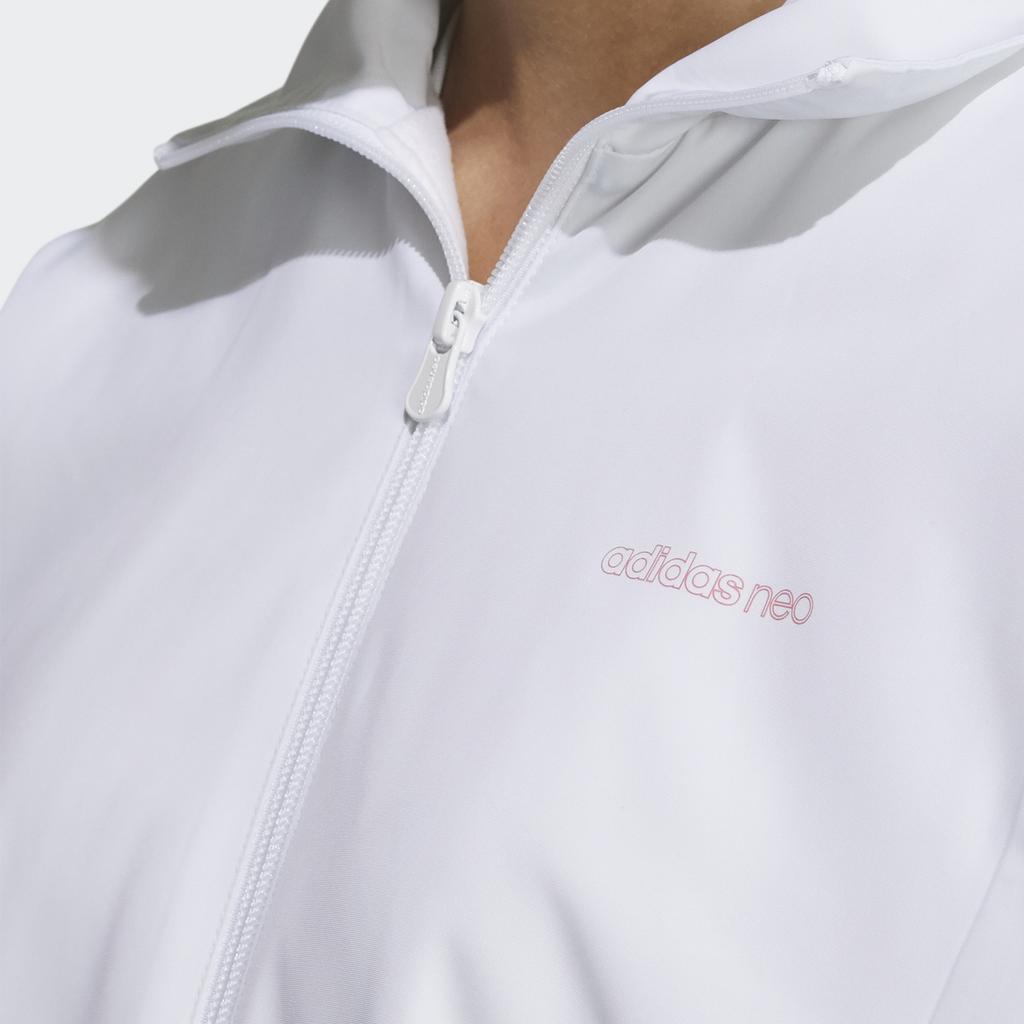 Adidas Нео-китайская новогодняя серия, повседневная спортивная куртка с воротником-стойкой, женские куртки белого цвета H45013