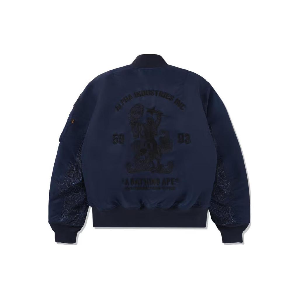 A Bathing Ape X Alpha Industries Куртки и пальто Осень/Зима 23 Унисекс 1J73-141-907