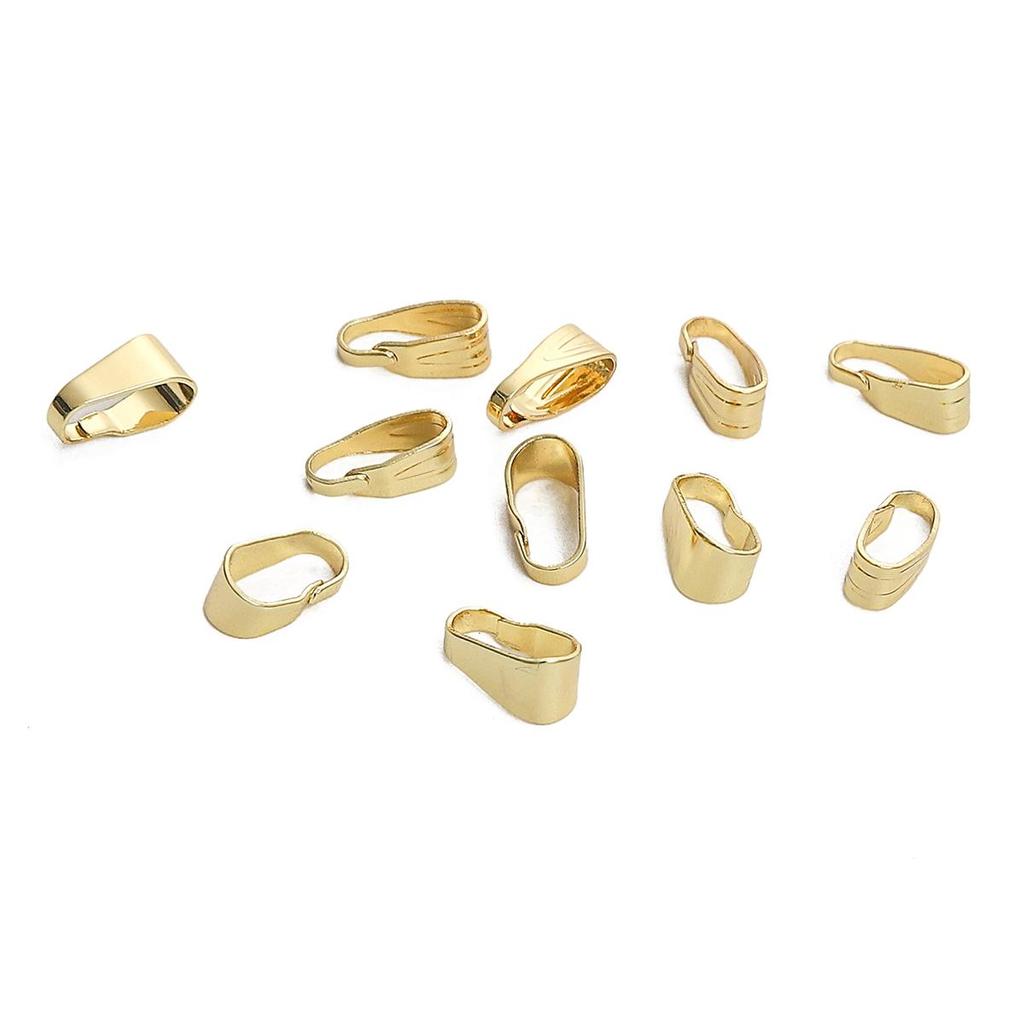 10 шт., медный кулон, зажим, застежка, соединитель, бусины, ювелирные изделия, DIY браслет, ожерелье, кулон, ювелирный компонент