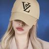 Monogram Big Logo Overfit Buckle Cap Beige