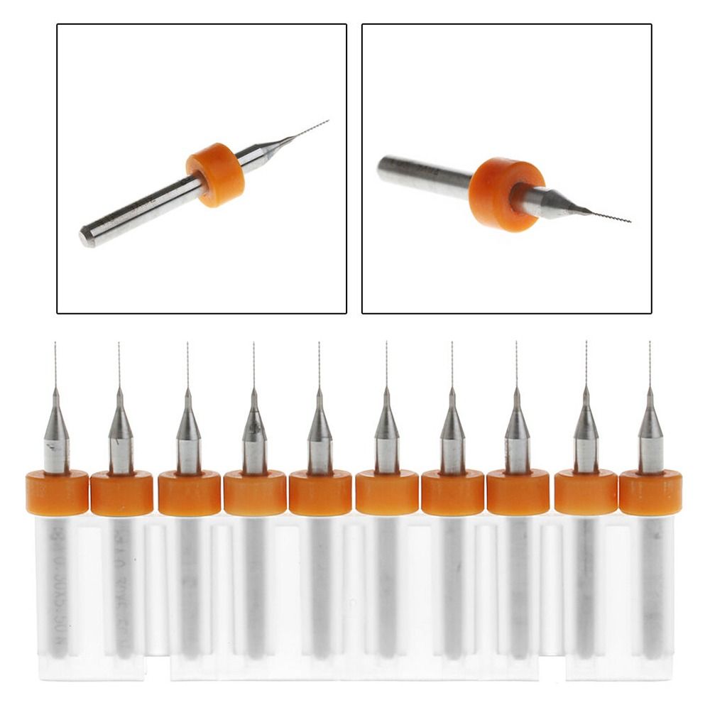 Для печатных плат с ЧПУ сплав вольфрамовая сталь карбид сверла 0.1мм-1.0мм PCB сверло мини