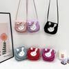 Butterfly Rabbit Knot Pattern Cute Girl Crossbody Bag Child Mini  Bag Accessory