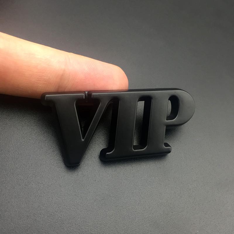 Custom VIP Car Logo Metal Tail Sticker Side Decorative Emblem
