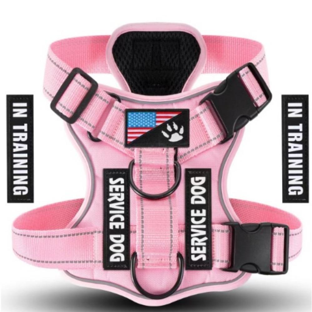 New Large Dog Tactical Chest Strap Vest Thickened Anti-explosion and Reflective Adjustable Without Neck Restraint