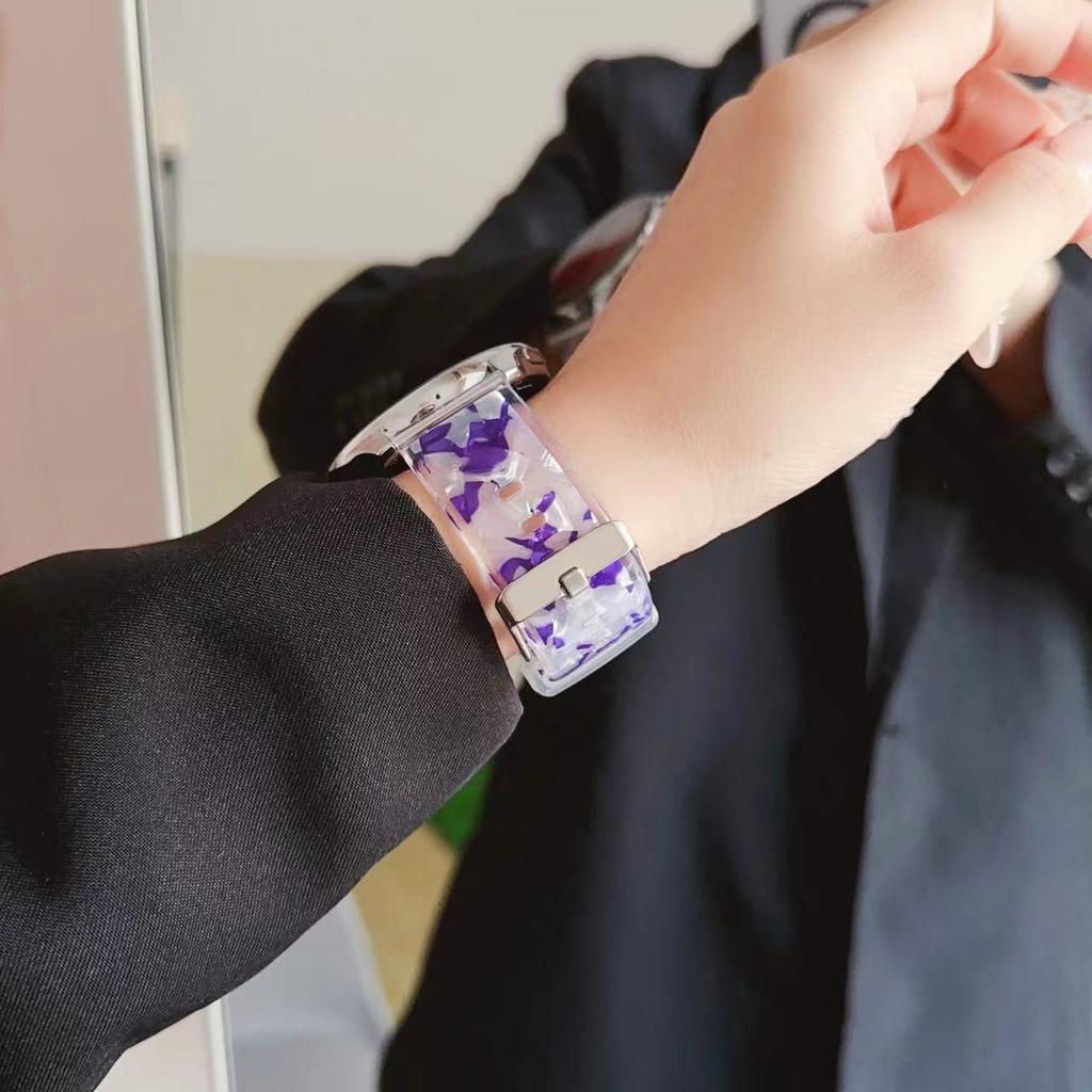 20 мм 22 мм универсальный ремешок для часов - TPU Shell Zebra Pattern Летний дышащий спортивный ремешок для умных часов Samsung Galaxy Watch Huawei Watch Xiaomi Watch