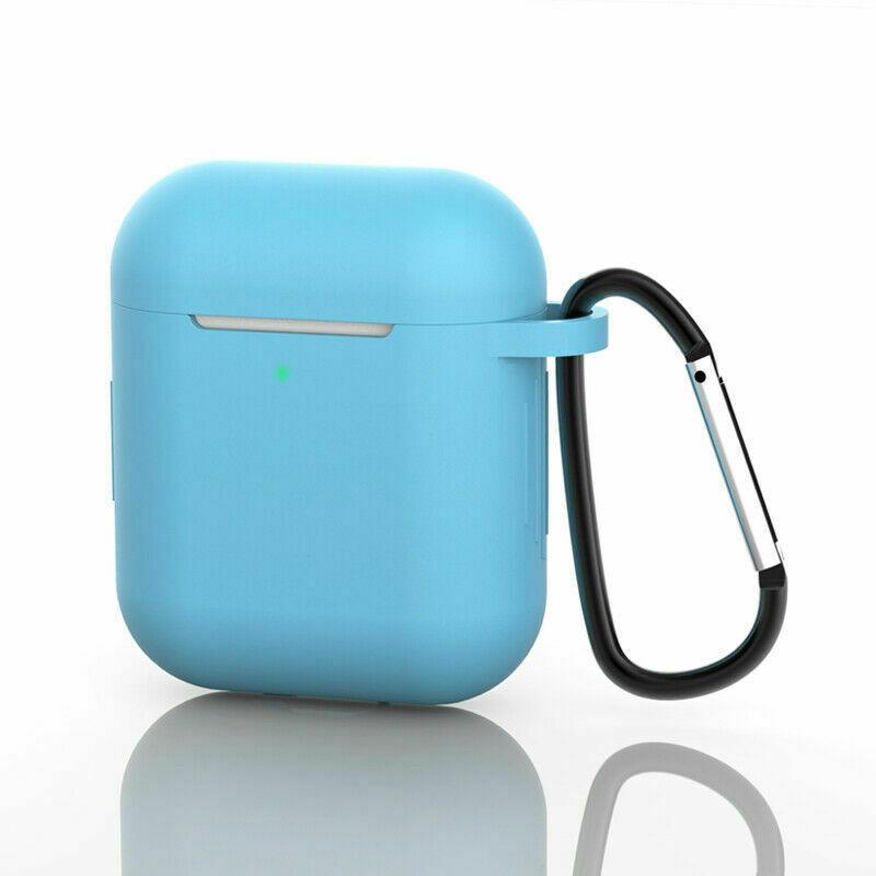 Силиконовый чехол для наушников для Airpods 1/2 поколения, универсальный чехол с крючком и защитой от падения, чехол для наушников