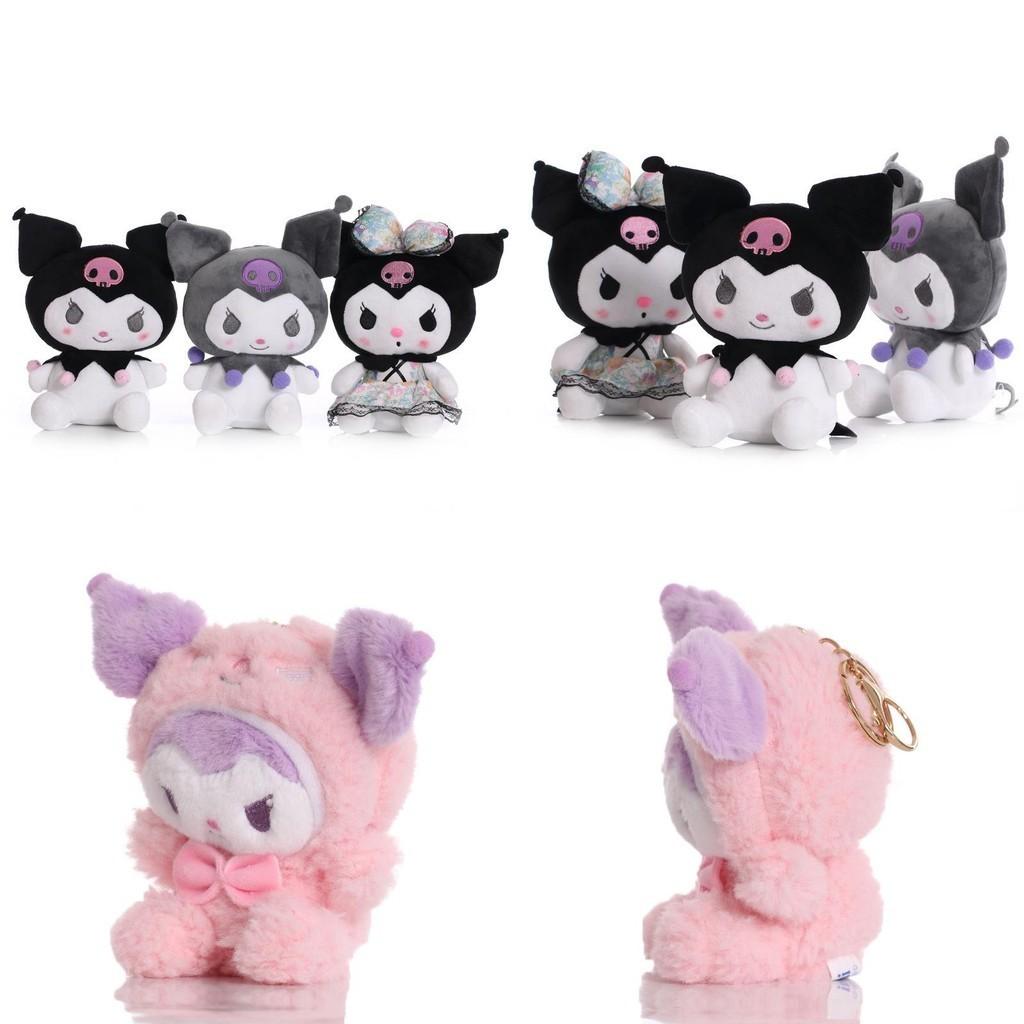 Оптовая милая мультяшная плюшевая игрушка Sanrio Kuromi, детская кукла, подарок