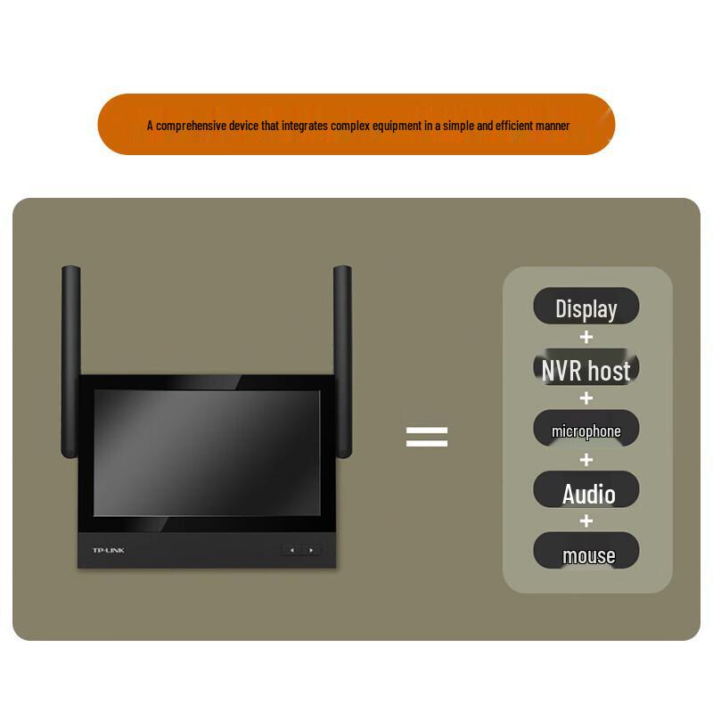 TP-LINK 7-inch Wireless NVR Surveillance System