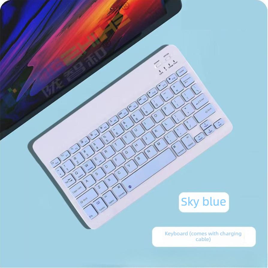 Беспроводная Bluetooth-клавиатура для Apple iPad, мобильного телефона, планшета, iOS, Huawei, компьютера, внешняя мышь, портативная