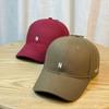 Korean-style woolen embroidery N Letter-printed baseball cap for women, versatile for autumn and winter, suitable for young and middle-aged, casual
