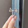 Super Flash Full Diamond Zircon Bow Brooch Corsage Female Elegant High-end Suit Pin