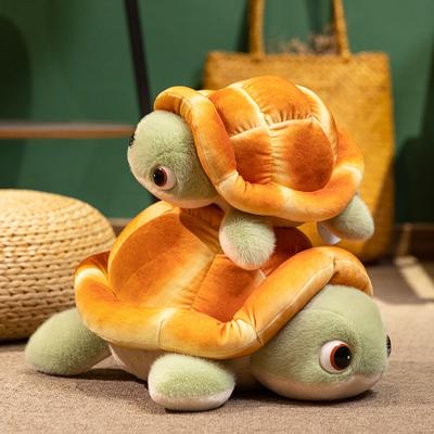 Плюшевая игрушка Морская черепаха Набивная кукла Морское животное Хлеб Милый Вставка в автомобиль Декор Коллекция подушек Морская черепаха