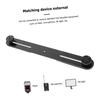 NOLITOY Adjustable Microphone Bar Dual Flashlight Mount Bracket Tripod-Compatible Microphone Stand Adapter (Set of 2)