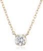 Diamond K10 Yellow Gold Necklace 111736123010 [Yondo Sea] (YG) Women's