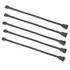 5PCS Braideds rope Extension Cable 4-Pin PC Fan Cable PWM Fan Cable  Computer Graphics Cards