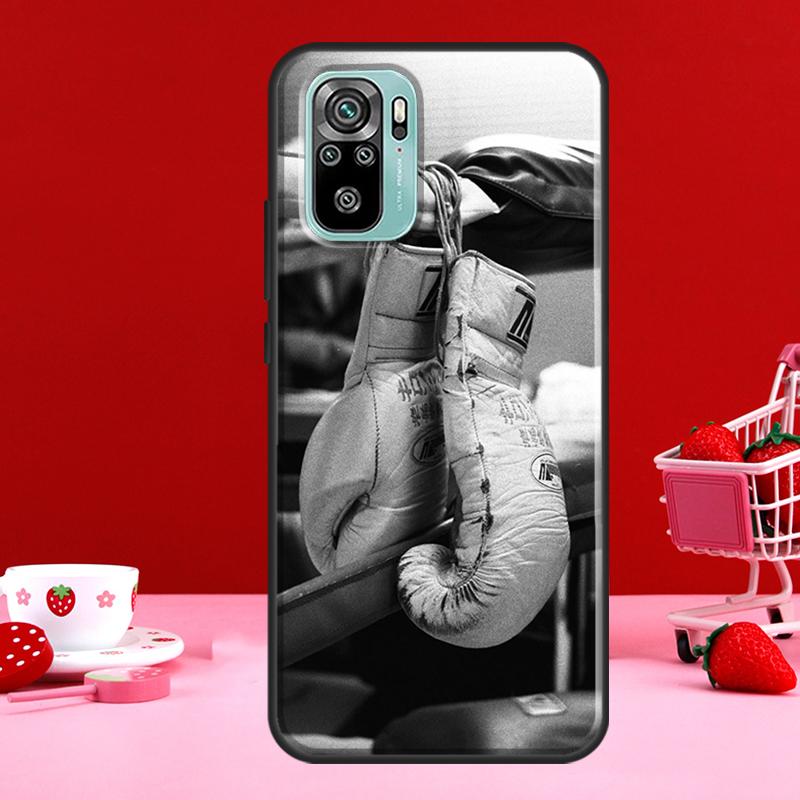 Боксерские перчатки для Redmi Note 10 Pro, чехол для Redmi Note 11 Pro Note 8 9 Pro 9S 10S 11S 9C 9A 9T, чехол