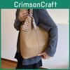 Fashionable Minimalist Pu Tote Bag For Office Commutes Stylish Handheld Shoulder Bag