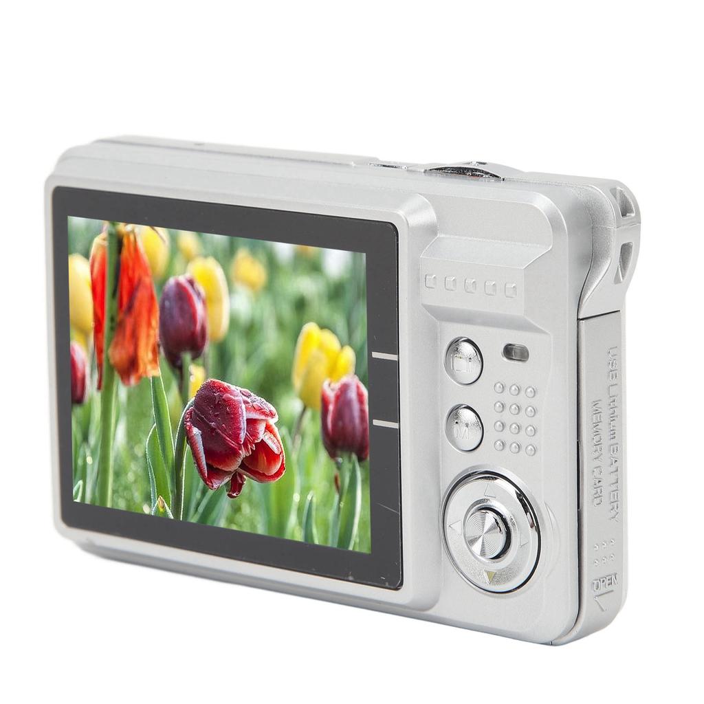 Digital Camera for Teens 48MP HD 2.7 Inch TFT Screen 8X Zoom Autofocus Anti Shake Pocket Compact Camera for Travel