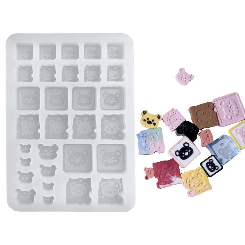 Форма для встряхивания смолы, силиконовая литейная форма, эпоксидная смола, зыбучий песок, полая форма для изготовления кулонов для ключей и ювелирных изделий