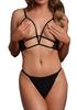 Charma Black Open Triangle Bra - Amour by Le Desir - Bras