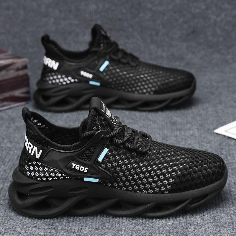 Women Breathable Mesh Sneakers Round Toe Low Top Lightweight Casual Shoes